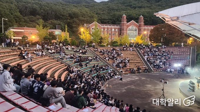 이번 정기총회는 672명의 학우가 참석해 성사됐다 / 사진=오기영 기자