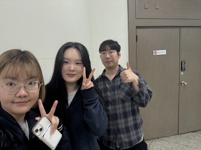 (왼쪽부터) 정민선 천도교 청년회 회원, 조화정 대학생단 단장, 박대현 청년회 부회장 (사진=천도교 청년회 )